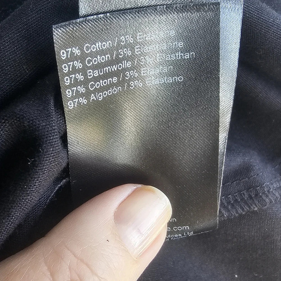 Oval Square Mini Cotton Hooks Hi Low Skirt Black size M - Picture 6 of 7